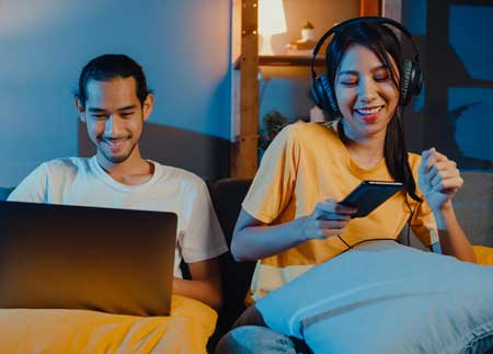 couple with devices