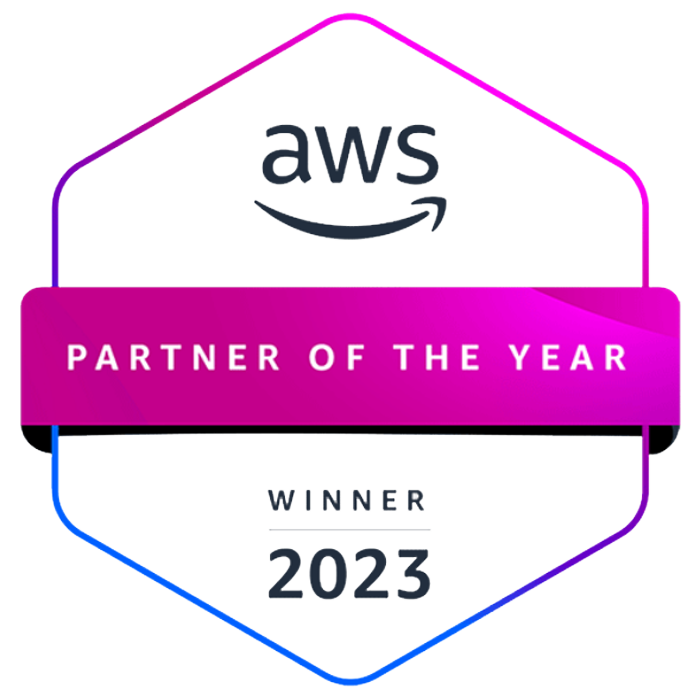 AWS design award badge
