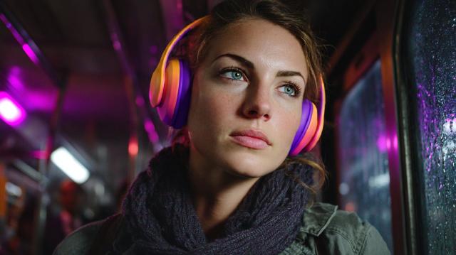 woman-headphones-colours